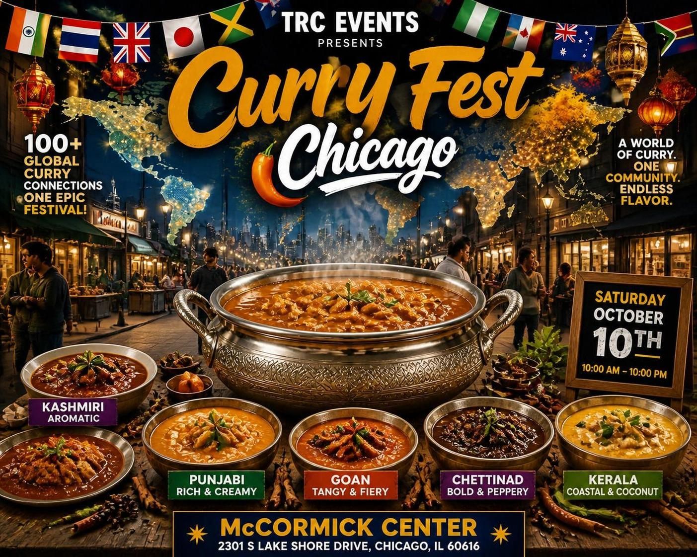 Curry Fest Chicago — India's regional curry trail, the heart of the festival's South Asian Avenue