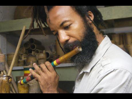 Bamboo Water Flute — traditional Jamaican game